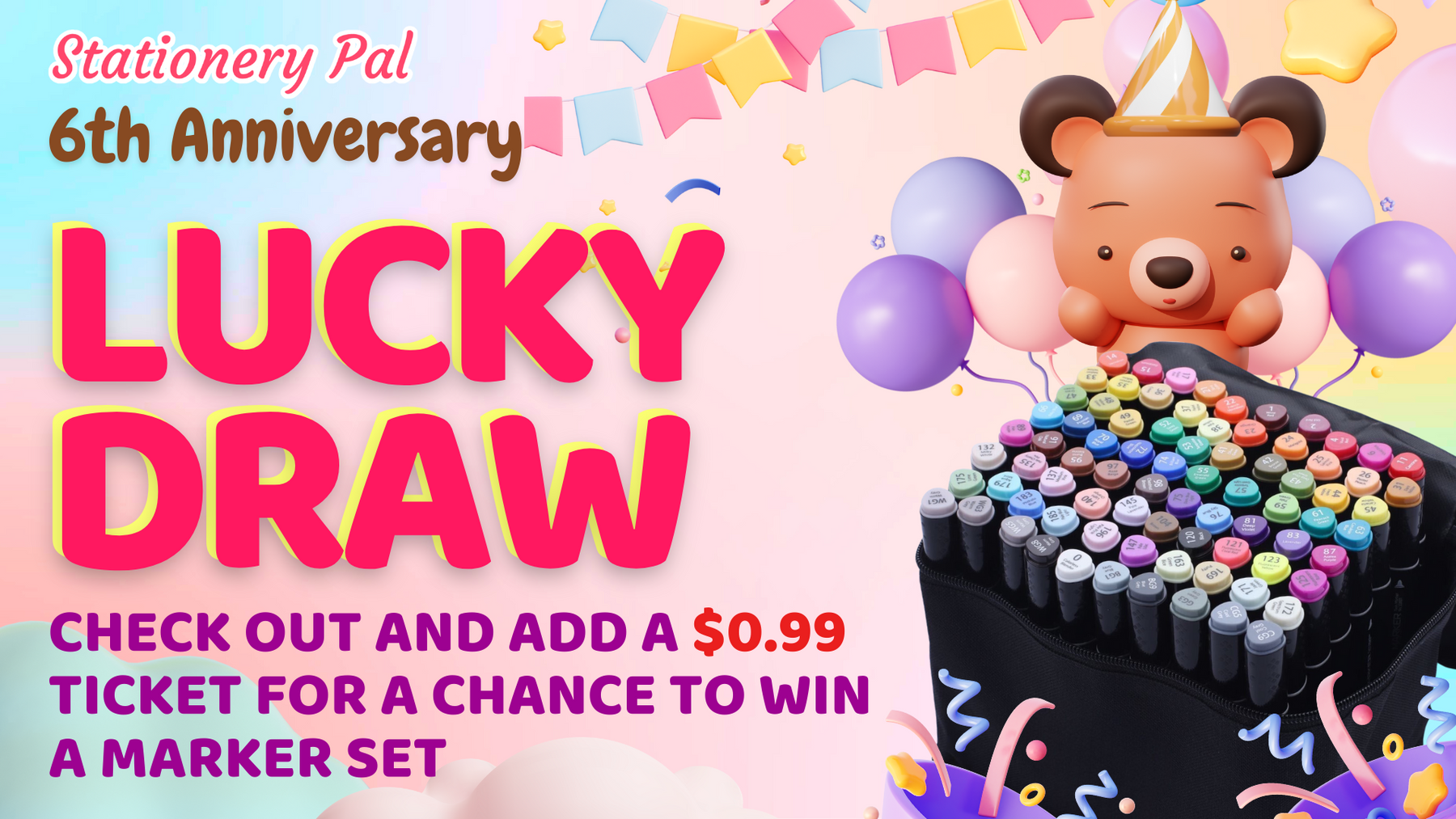 ✏️Join the Celebration and Test Your Luck at Our Lucky Draw!