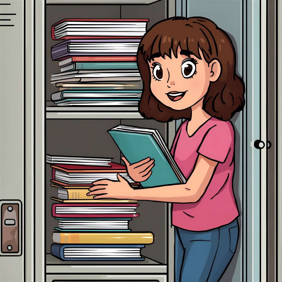 How to Organize Your Locker in Middle School (Girls) – Stationery Pal