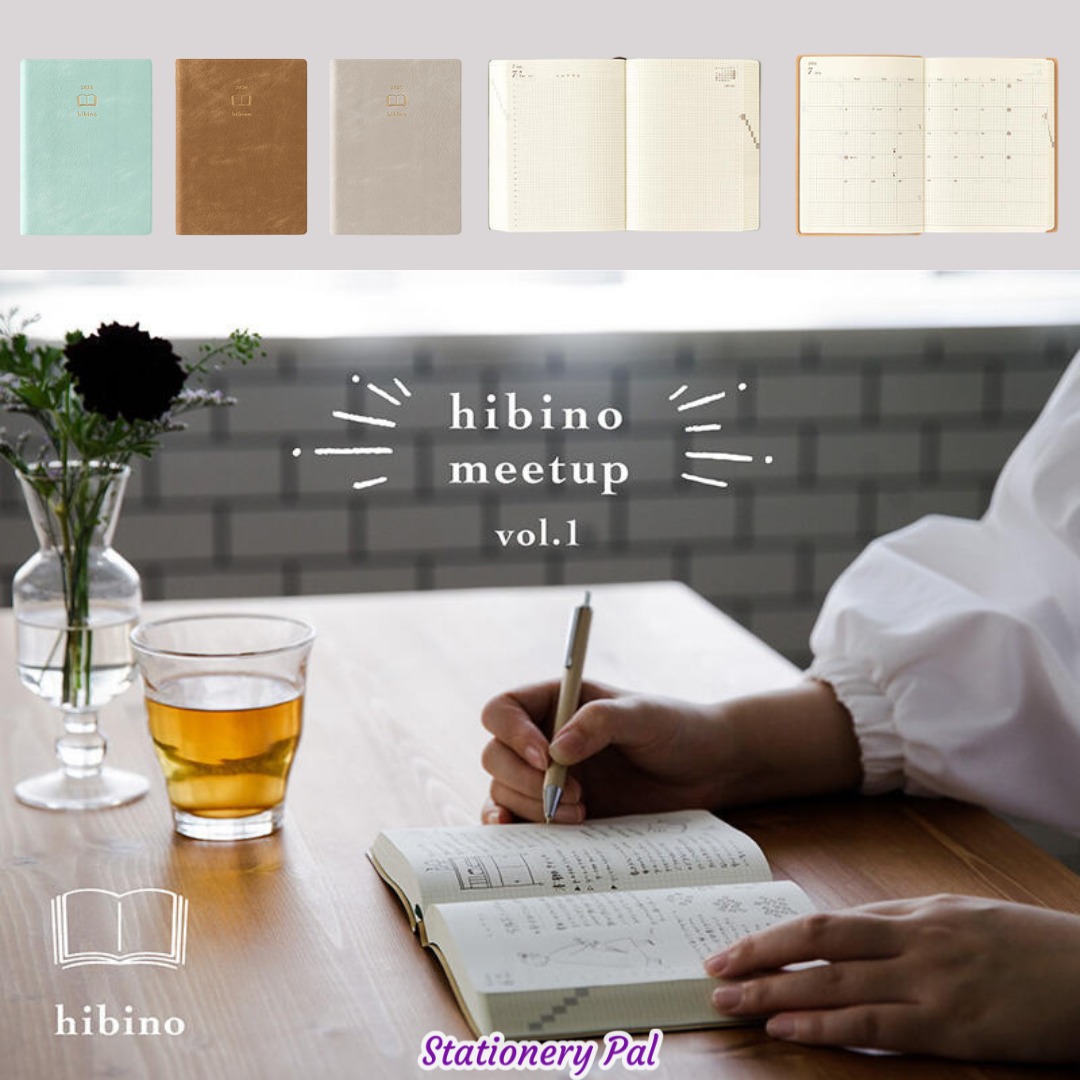 Midori Hibino Planner 2026: 2 Pages a Day, New Colors – Stationery Pal