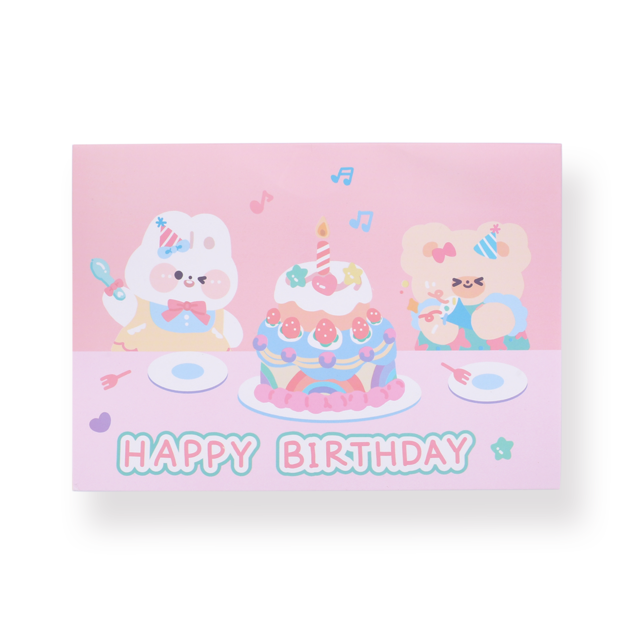 3D Birthday Greeting Card - Pink - Stationery Pal