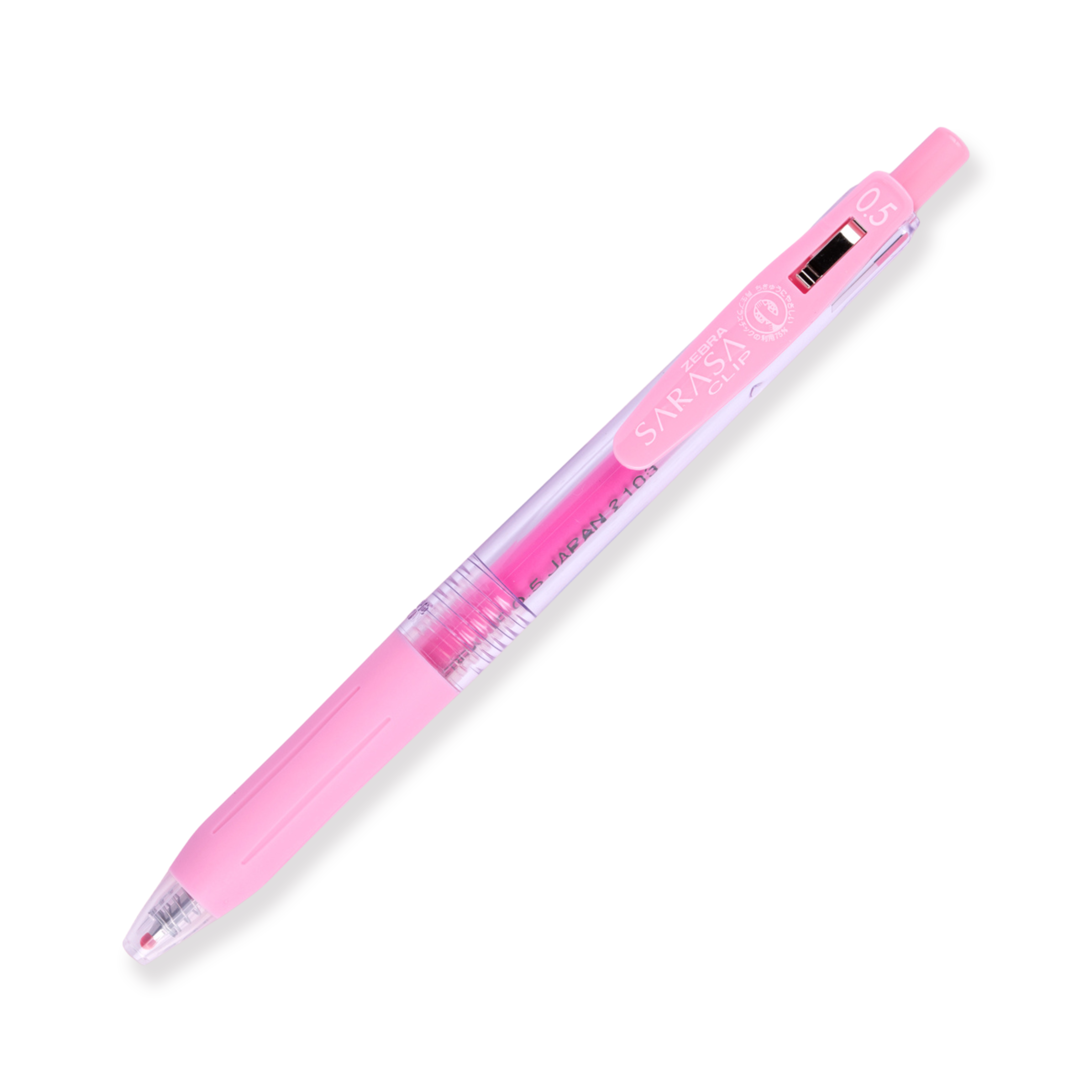 Zebra Sarasa Clip Gel Pen - Milk Color - 0.5 mm - Milk Pink Zebra Sarasa Clip Gel Pen - Milk Color - 0.5 mm - Milk Pink