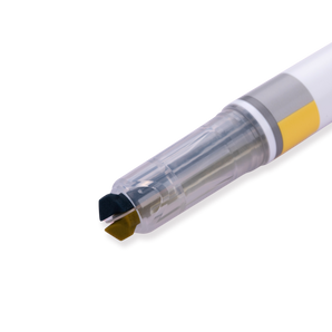 Kokuyo Mark+ Dual Color Highlighter - Gray Type - Yellow & Gray - Stationery Pal