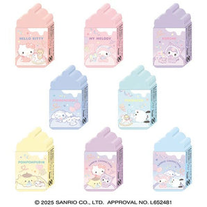 Sanrio Characters Milk Bottle Secret Eraser Blind Bag - Stationery Pal