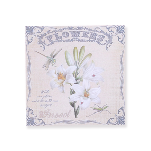 Bronzing Vintage Scrapbooking Paper - Flower - Stationery Pal