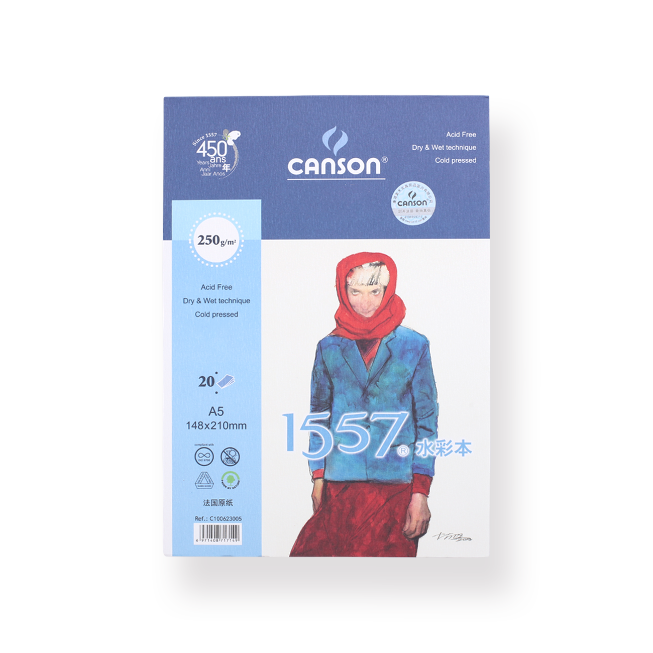 Canson Barbizon Watercolor Paper - A5 - Stationery Pal