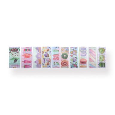Dessert Assorted Washi Tape - Set of 10 - Stationery Pal