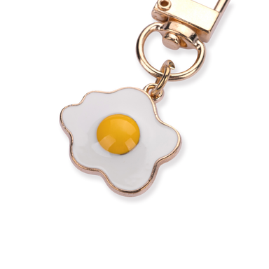 Fried Egg Metal Keychain - Stationery Pal