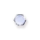 Glass Ink Container - 6 Corner - Stationery Pal