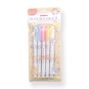 Zebra x Sanrio Mildliner Highlighter - 5 Gentle Color - Stationery Pal