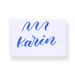 Karin Deco Brush Marker - Royal Blue 045 - Stationery Pal