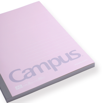 Kokuyo Campus Notebook - A5 - 8 mm Ruled - Pink - Stationery Pal