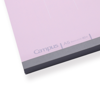Kokuyo Campus Notebook - A5 - 8 mm Ruled - Pink - Stationery Pal