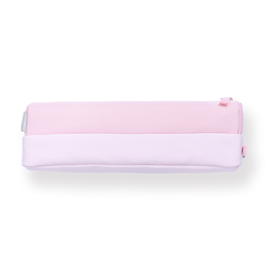 Kokuyo Double Layer Sorting Pencil Case - Pink - Stationery Pal