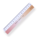 Kokuyo Pastel Cookie Ruler - 15 cm - Yellow Pink Gradient - Stationery Pal