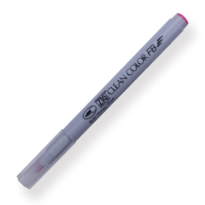 Kuretake ZIG Clean Color FB Felt Tip Brush Pen - Pink - 025 - Stationery Pal