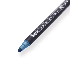 Kuretake Zig Clean Colour Dot Metallic Double-Sided Marker - Blue 125 - Stationery Pal