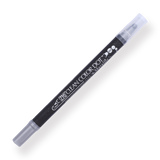 Kuretake Zig Clean Colour Dot Metallic Double-Sided Marker - Silver 102 - Stationery Pal