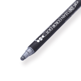 Kuretake Zig Clean Colour Dot Metallic Double-Sided Marker - Silver 102 - Stationery Pal