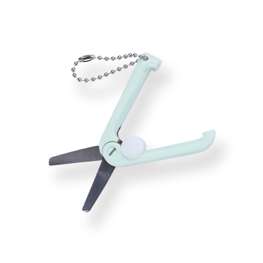 Mini Retractable Scissors - Green - Stationery Pal