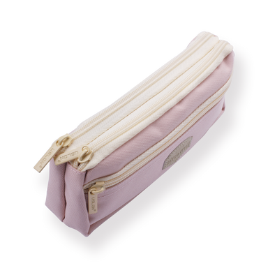 Multi-functional Dual-Zippered Pencil Case - Cherry Blossom - Stationery Pal