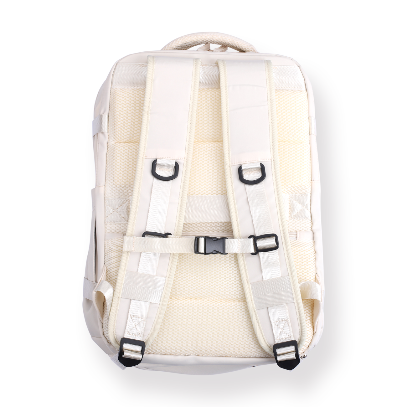 Multi-functional Large Capacity Backpack - Beige - Stationery Pal