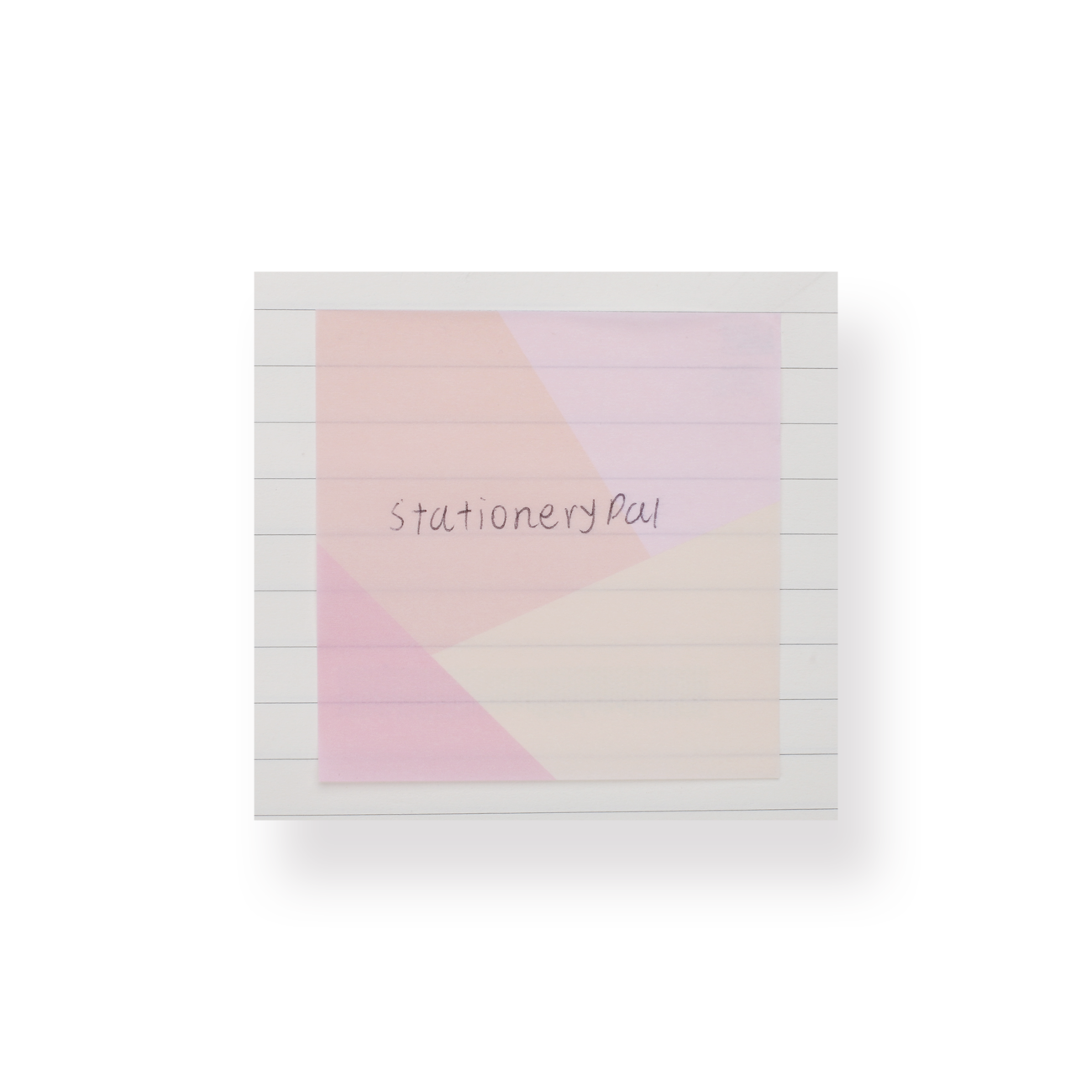 Nakabayashi W/U Square Sticky Notes - Pink - Stationery Pal