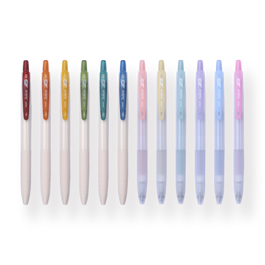 PILOT Juice Gel Ink Ballpoint Pen - Classic and Dusty Color - 2024 - Set of 12 - Stationery Pal