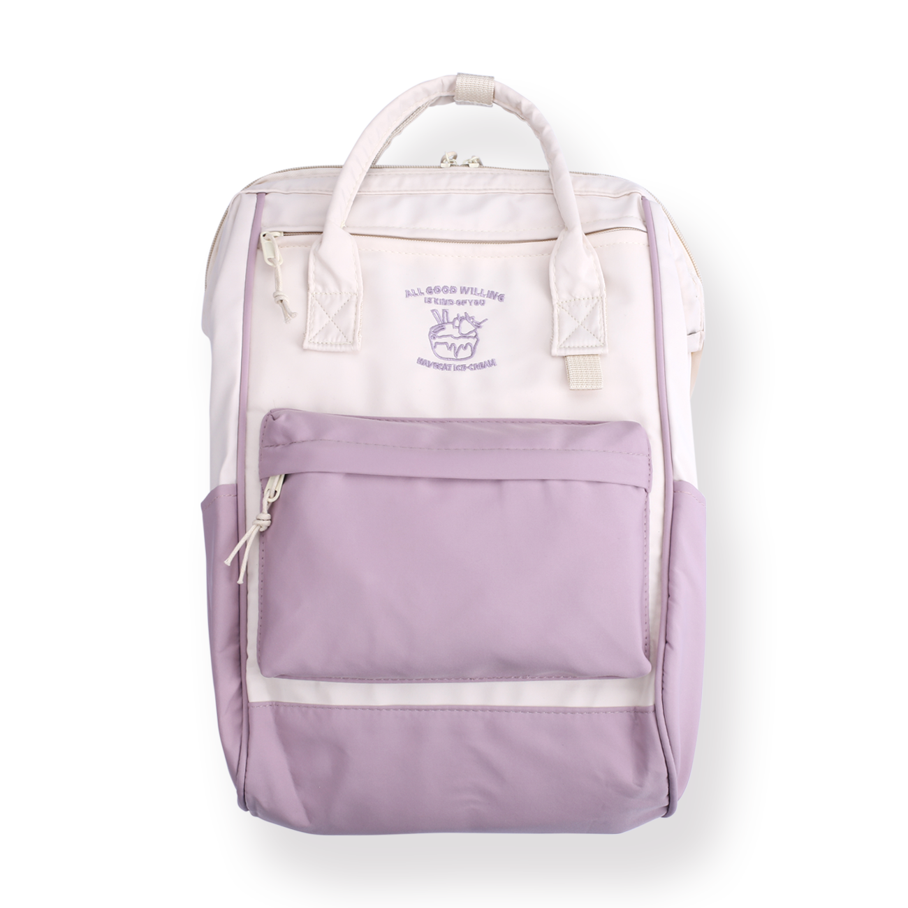 Pastel Waterproof Backpack - Purple - Stationery Pal