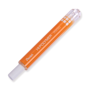 Pentel Hi-Polymer Minic Eraser ZE82 - Orange - Stationery Pal