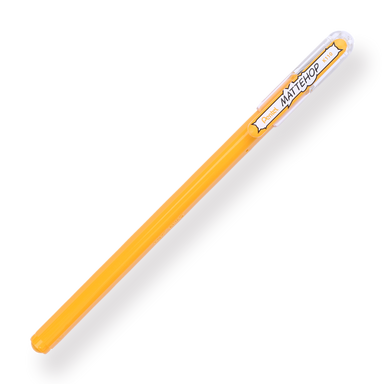 Pentel Mattehop 1.0 mm Gel Pen - Yellow Orange - Stationery Pal