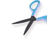 Plus Fitcut Curve Scissors - Blue - Stationery Pal