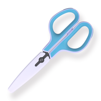 Plus Fitcut Curve Scissors - Blue - Stationery Pal