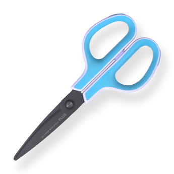 Plus Fitcut Curve Scissors - Blue - Stationery Pal