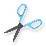 Plus Fitcut Curve Scissors - Blue - Stationery Pal