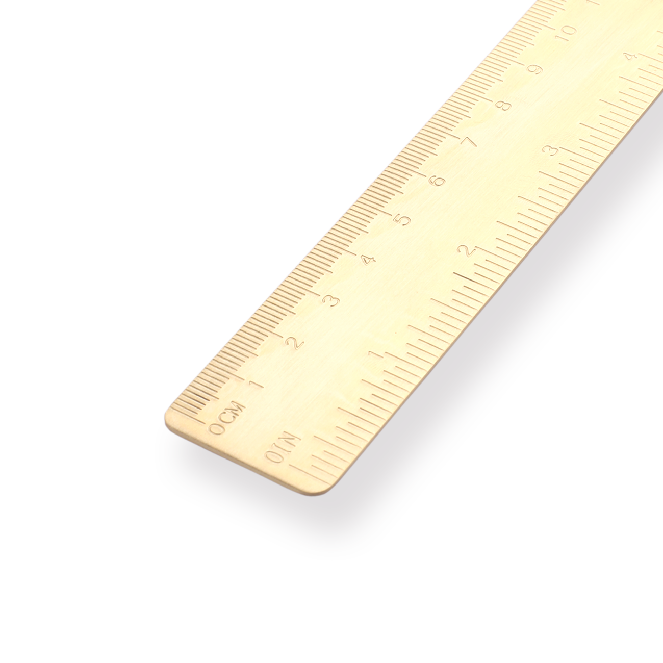 Retro Brass Bookmark Ruler - 12 cm - Stationery Pal