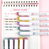 Zebra Mildliner Double-Sided Highlighter - 2025 Calm Mild Colors New Set - Stationery Pal