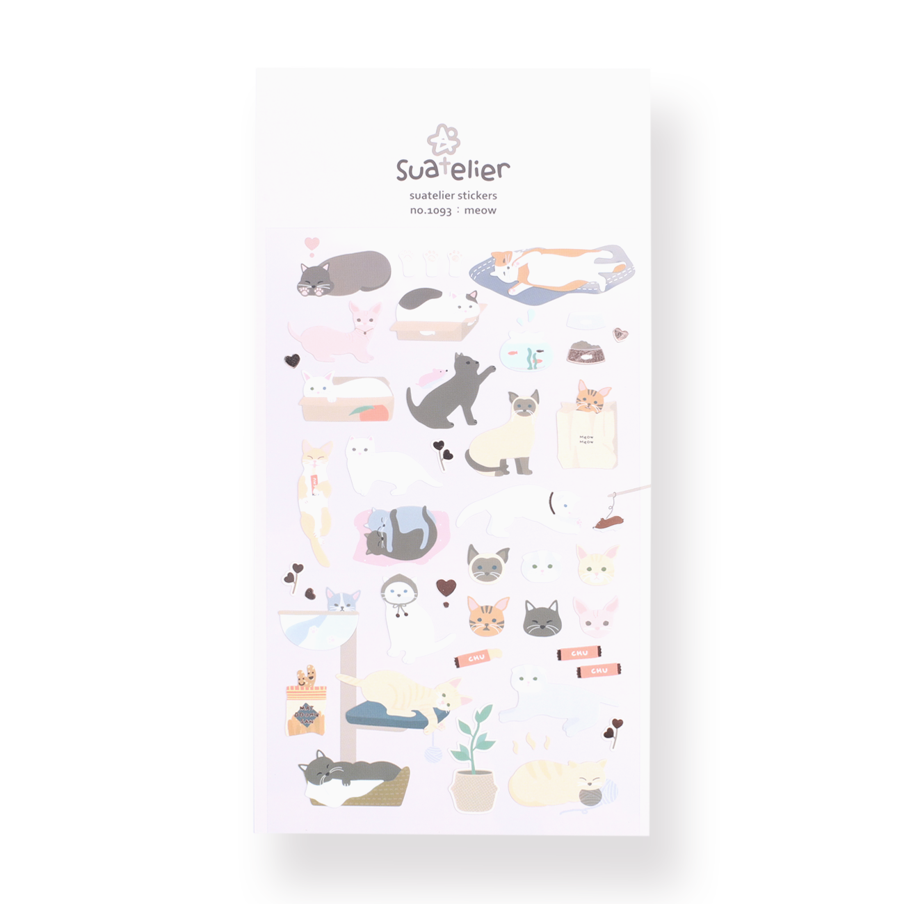 Suatelier Meow Stickers - Stationery Pal