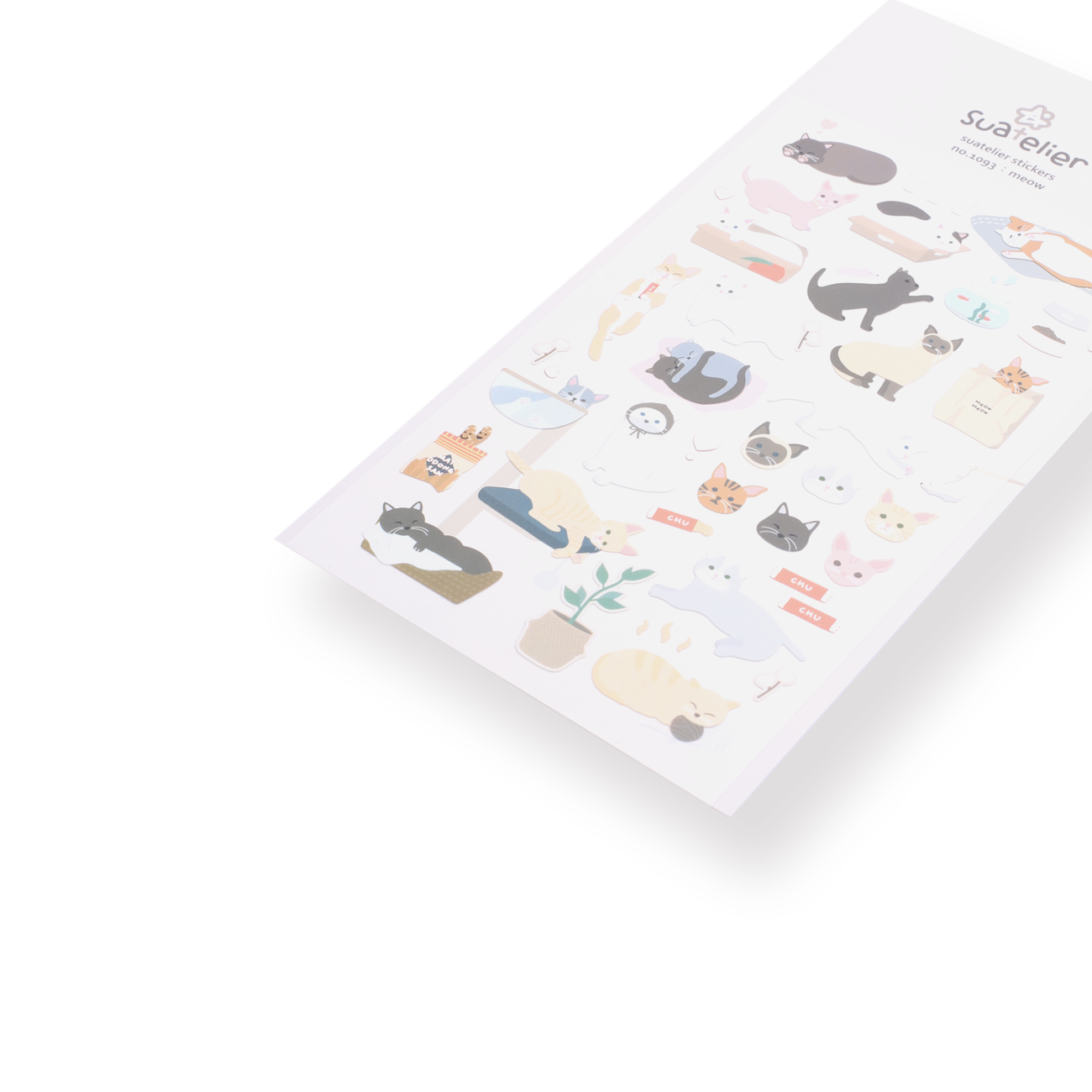 Suatelier Meow Stickers - Stationery Pal