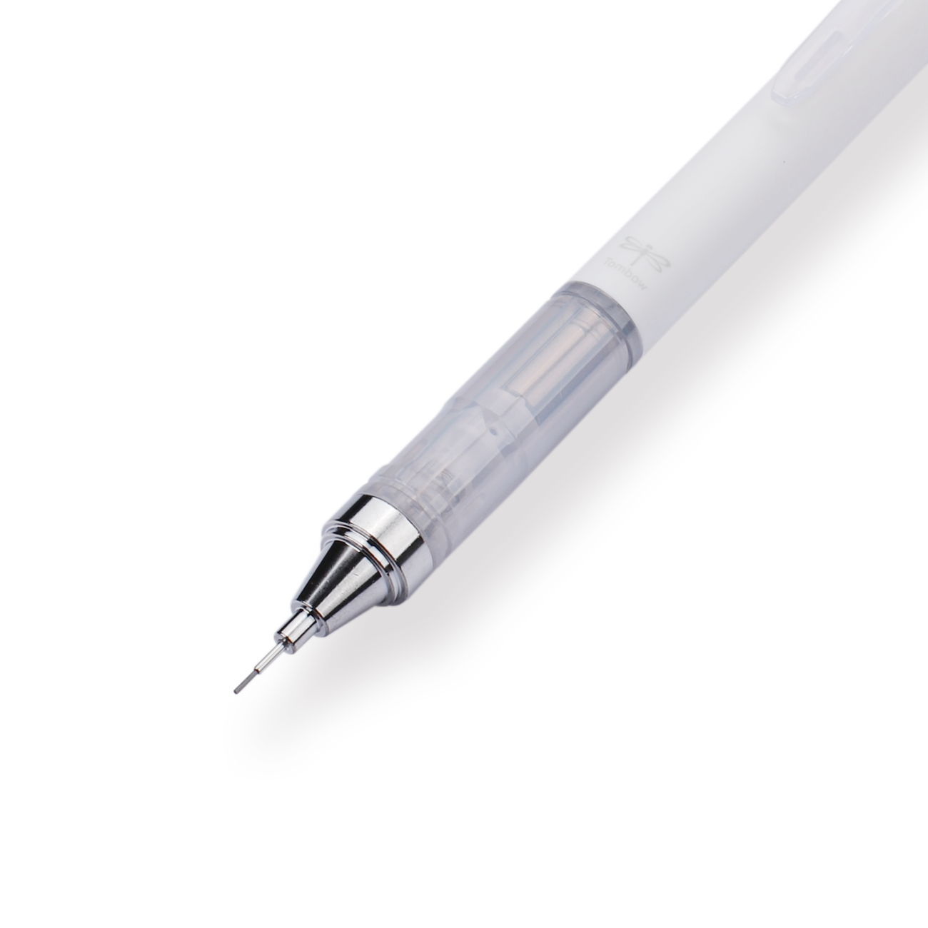 Tombow MONO Graph Mechanical Pencil - 0.5 mm - Grayscale Series - White - Stationery Pal
