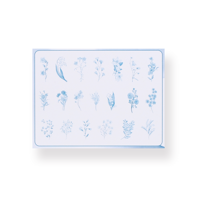 Translucent Flower and Plant Stickers - Flower Bush - Stationery Pal