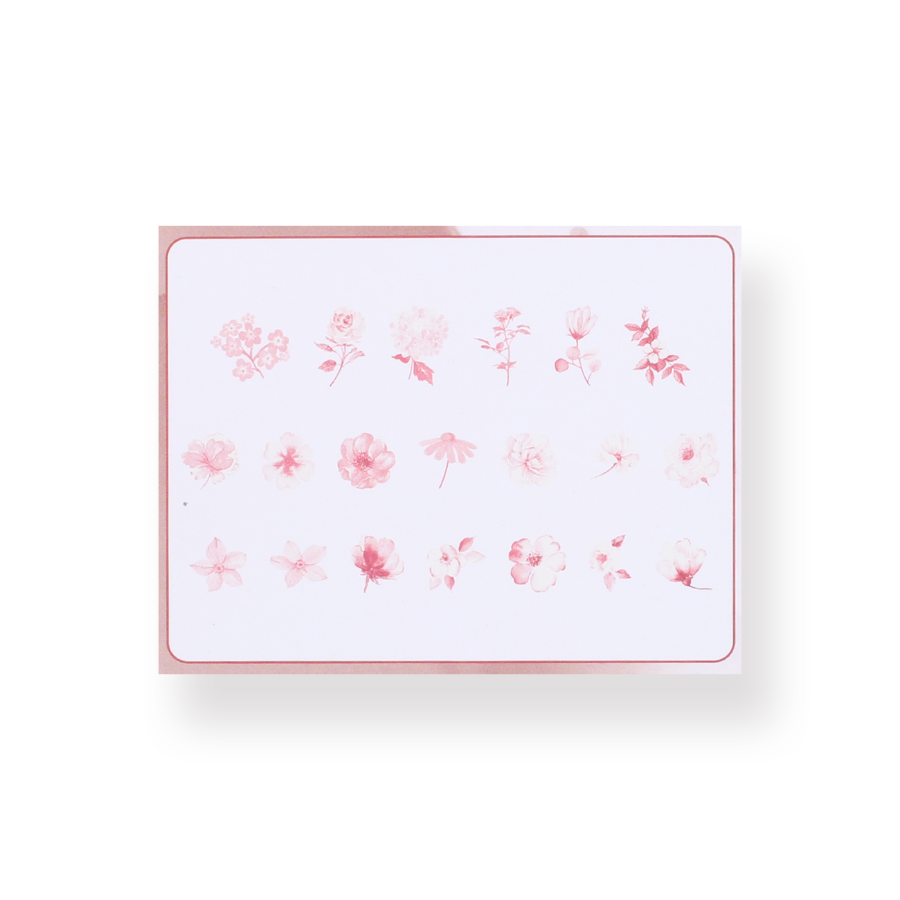 Translucent Flower and Plant Stickers - Flower - Stationery Pal