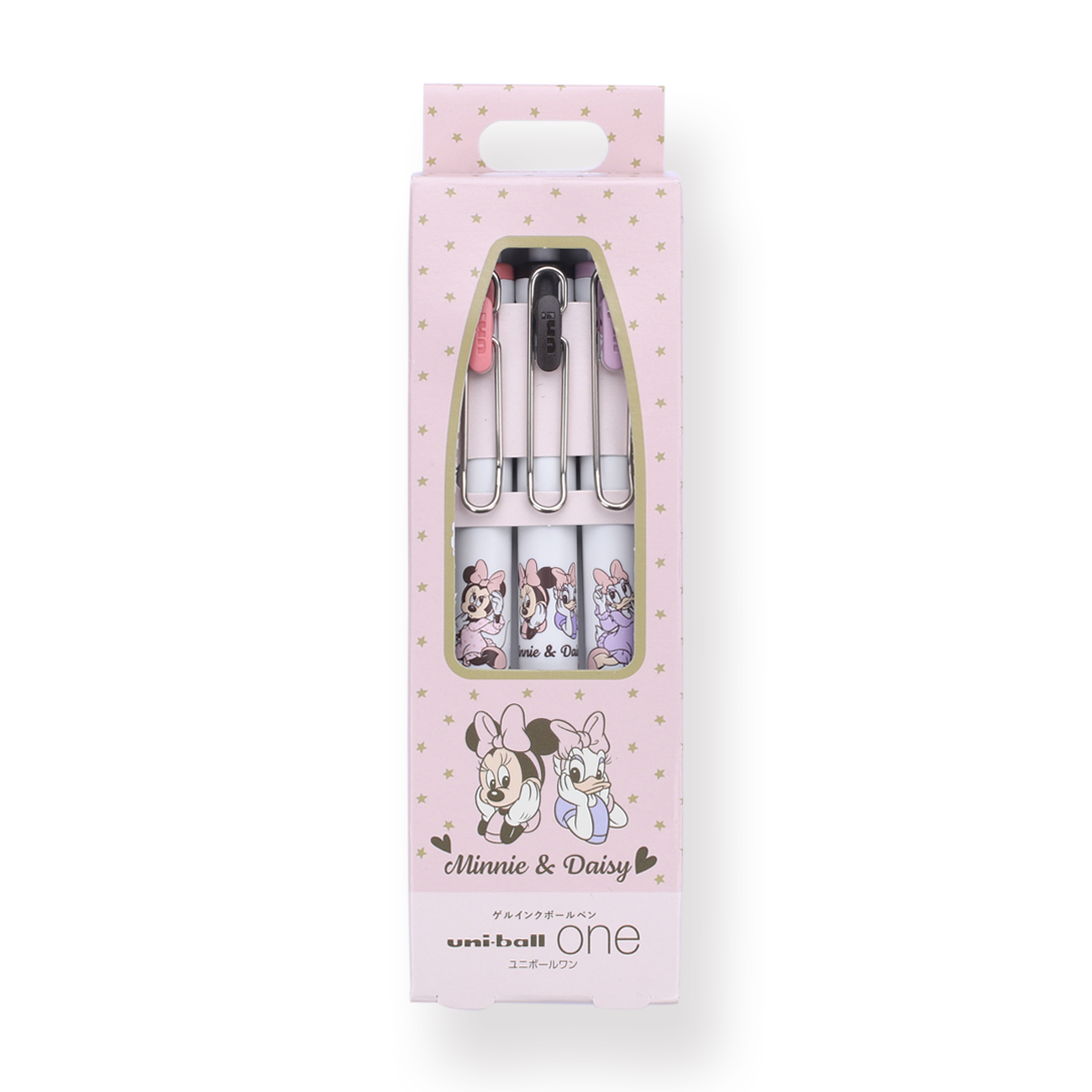 Uni-ball One Limited Edition Gel Ink Ballpoint Pen Set - 0.38 mm - Minnie and Daisy - Stationery Pal