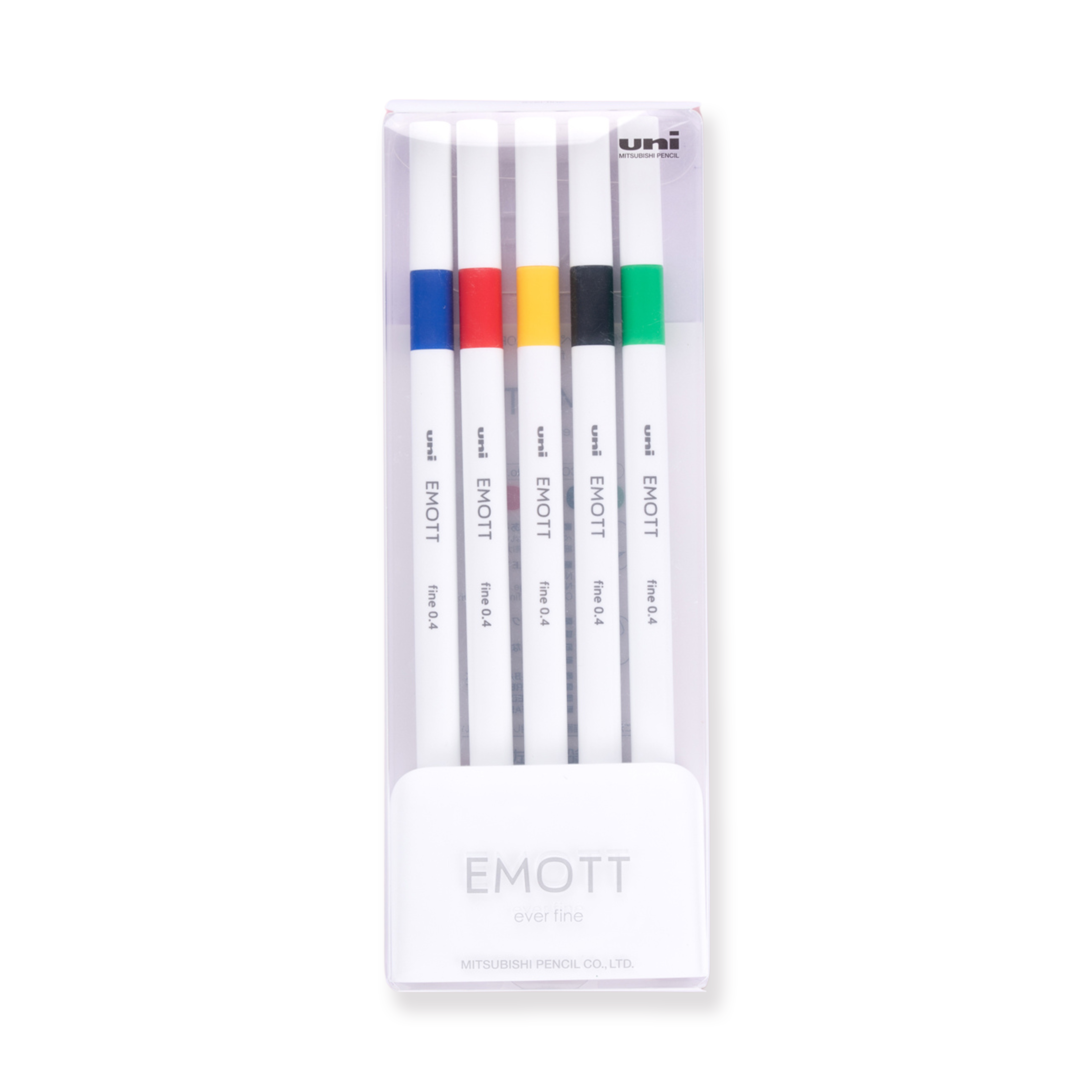 Uni Emott Ever Fine Marking Sign Pen mm Color Set Viv