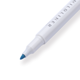 Zebra Mildliner Double-Sided Highlighter - Fine / Bold - Mild Cyan - Stationery Pal