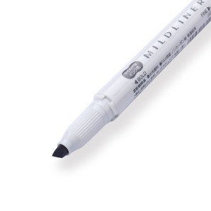 Zebra Mildliner Double-Sided Highlighter - Fine / Bold - Mild Dark Gray - Stationery Pal