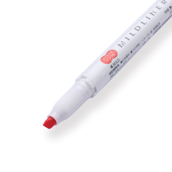 Zebra Mildliner Double-Sided Highlighter - Fine / Bold - Mild Marigold - Stationery Pal