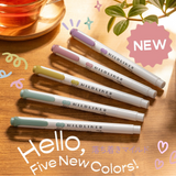 Zebra Mildliner Double-Sided Highlighter - 2025 Calm Mild Colors New Set - Stationery Pal