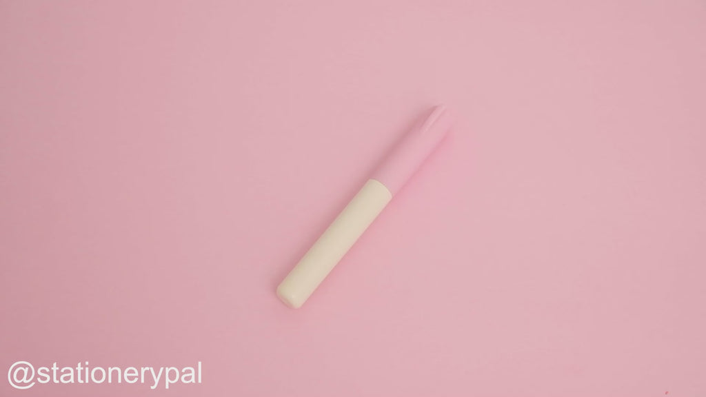 Sun-Star Stickyle Scissors - Compact Type - Pink X Ivory