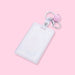 Acrylic Card Holder With Little Bell - Strawberry - Stationery Pal
