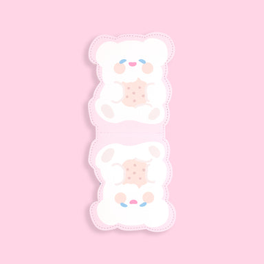 Biscuit Bear Card Holder - Pink - Stationery Pal